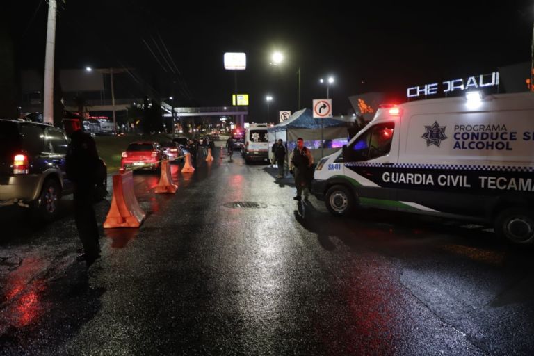 Operativo Conduce sin Alcohol en Tecámac