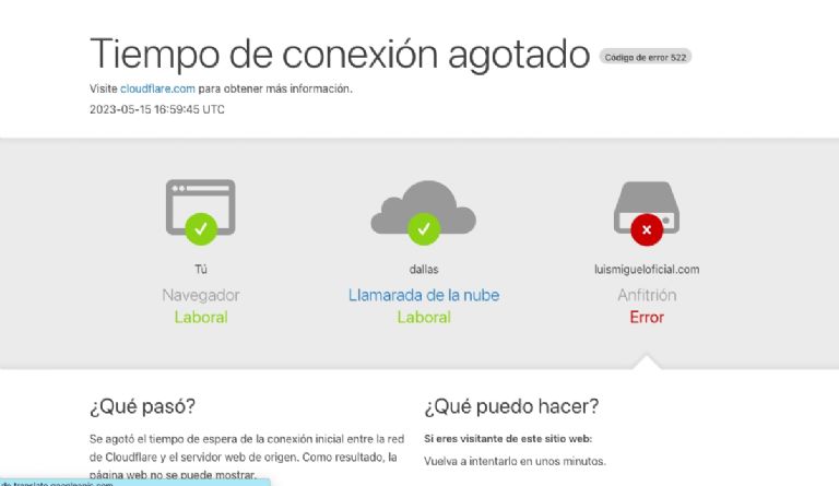 Página de Luis Miguel 