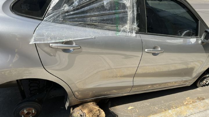 Cámaras de seguridad captan a ladrones de autopartes en la Benito Juárez, Oficiales los detienen