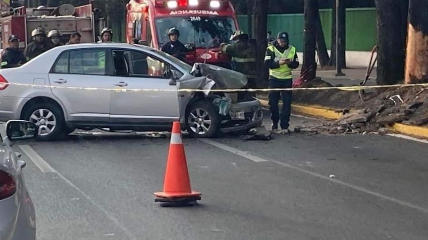 Trágico accidente: Mujer fallece tras estrellar su vehículo contra un árbol; murió al instante