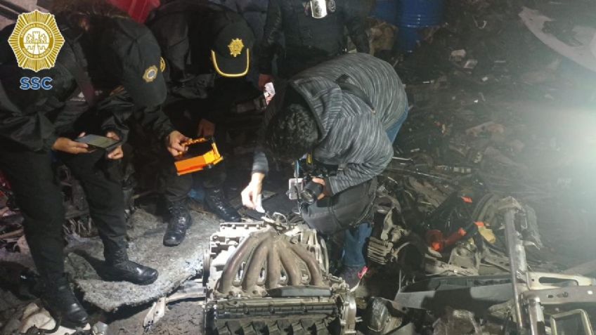 Lo que se sabe del almacén de autopartes robadas en Iztapalapa; hallaron más de tres toneladas