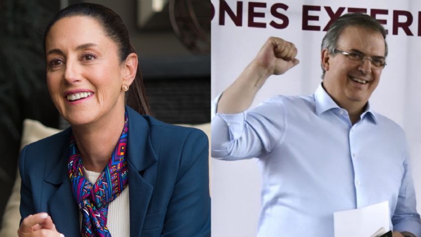 Hay 'tiro': Sheimbaun le responde a Ebrard tras asegurar que va ganando encuesta y "está nerviosa"