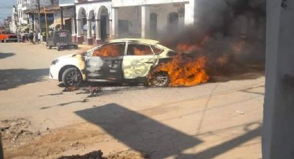 Jueves violento: Reportan balaceras y vehículos quemados en Coatepec Harinas, Estado de México
