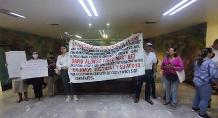 Cajeme: Vecinos de Cócorit denuncian reventa de terrenos; se manifestaron en el Palacio Municipal