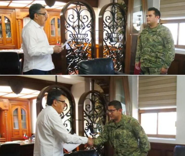 Javier Lamarque Cano hace cambios para la seguridad de Cajeme. Foto: Twitter