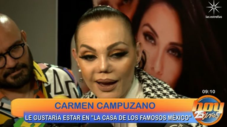 Carmen quiere que la contraten para estar en el reality