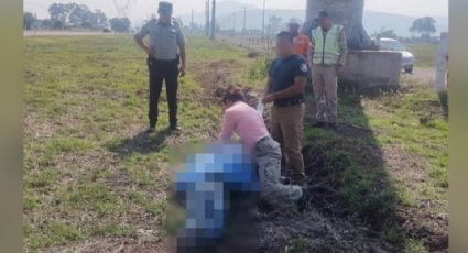 A la orilla de la carretera Tulancingo-Tihuatlán, autoridades localizan un cuerpo violentado