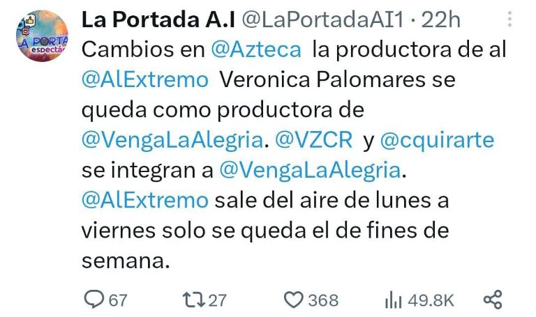 Cambios en TV Azteca