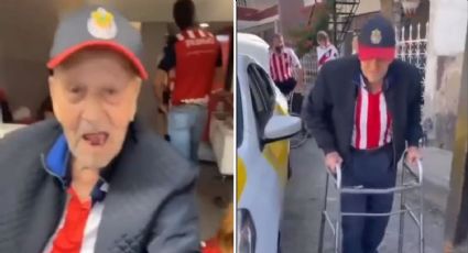 Abuelito de 103 años y fanático de las Chivas cumplirá su sueño de ver la Final de vuelta en el Akron