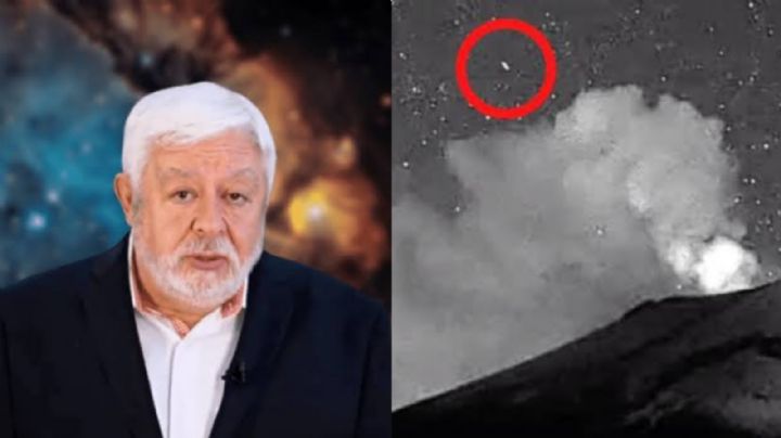 ¿Están entre nosotros? Captan OVNIs sobre el Popocatépetl mientras familia vende 'recuerditos'