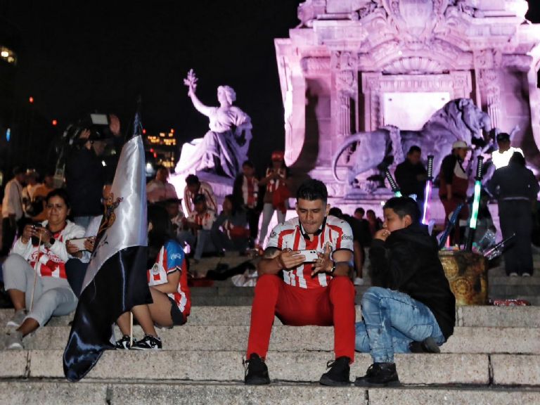 Afición de Chivas en CDMX 