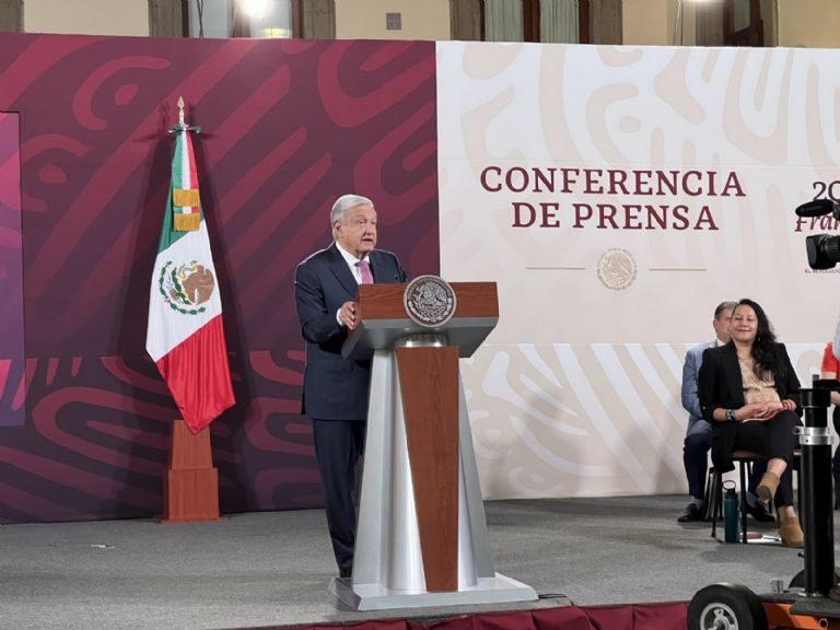 En la imagen, el presidente AMLO en su conferencia de prensa. Foto: Twitter