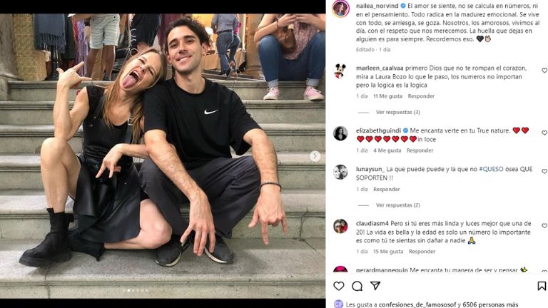Nailea defiende su relación con joven