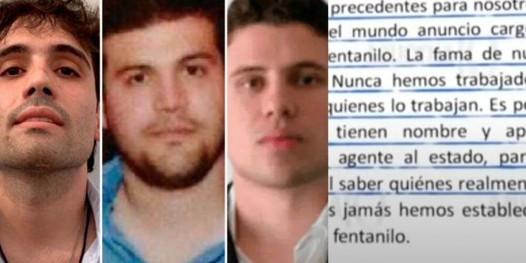 'Los Chapitos' envían carta al Gobierno de AMLO. Foto: Internet