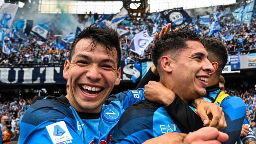 El Napoli de 'Chuky' Lozano empata con el Udinese y se convierte en campeón de Italia tras 33 años