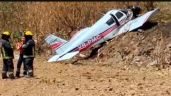 FUERTE VIDEO: Avioneta se desploma en Puebla y deja a dos personas heridas; autoridades investigan