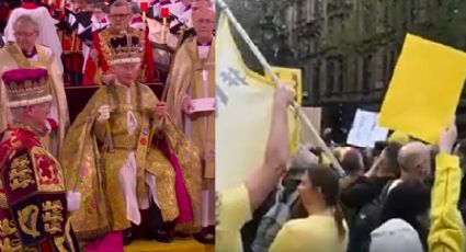 VIDEO: Así fue la polémica coronación de Carlos III; detienen a protestantes contra la monarquía