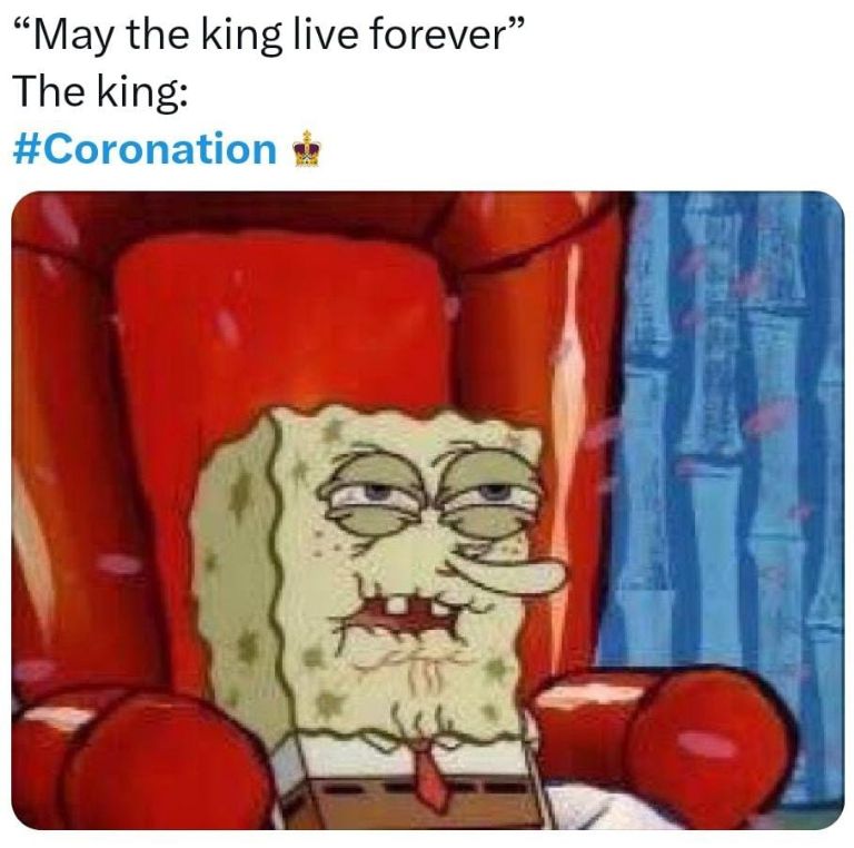 Memes de la coronción del Rey Carlos III