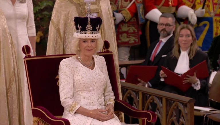 Camila es coronada Reina del Reino Unido. Foto: Twitter