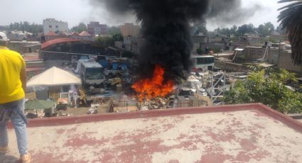 VIDEO: Fuerte incendio en San Juan de Aragón provoca caos en la alcaldía Gustavo A. Madero, en CDMX