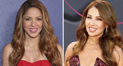 Shakira y Thalía juntas en los Billboards: Las cantantes la 'rompieron' al posar abrazadas tras pelea