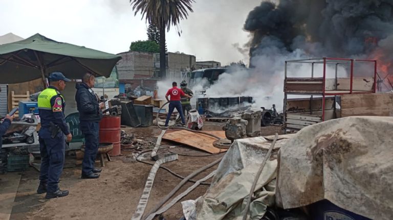 Incendio en San Juan de Aragón