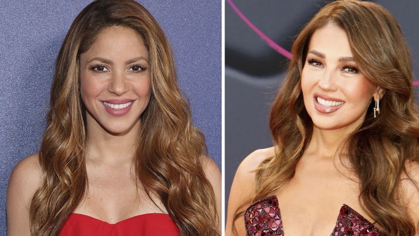 Shakira y Thalía juntas en los Billboards: Las cantantes la 'rompieron' al posar abrazadas tras pelea