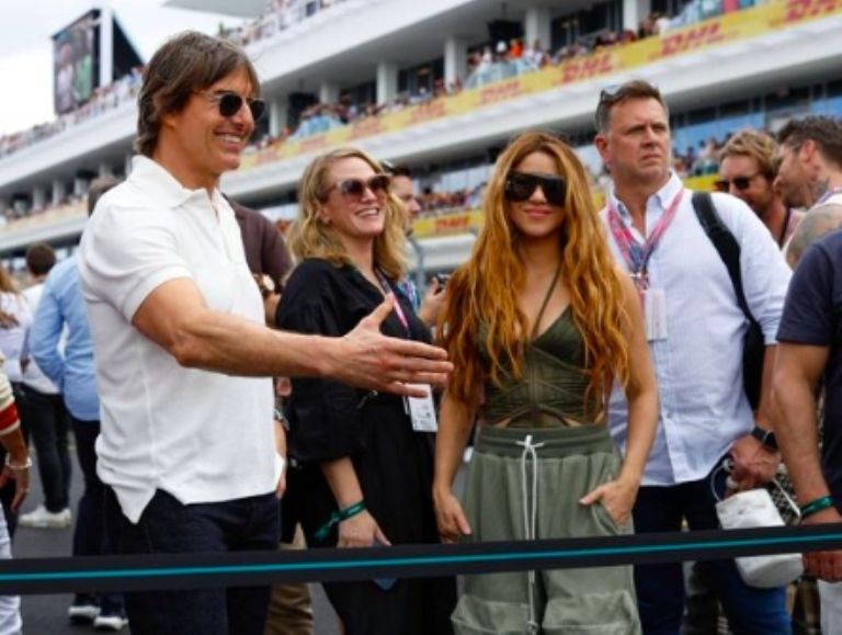 Shakira y Tom Cruise 