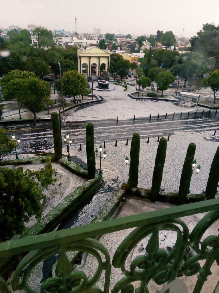 Granizada en Toluca