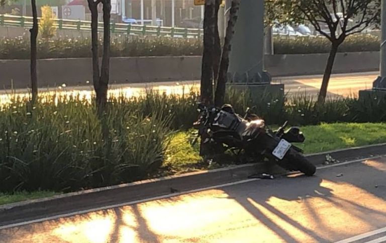 Motociclista accidentado