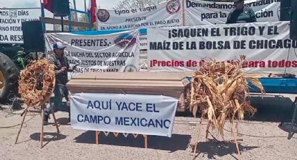 Productores de Sonora toman la caseta de cobro de la Carretera Internacional México 15