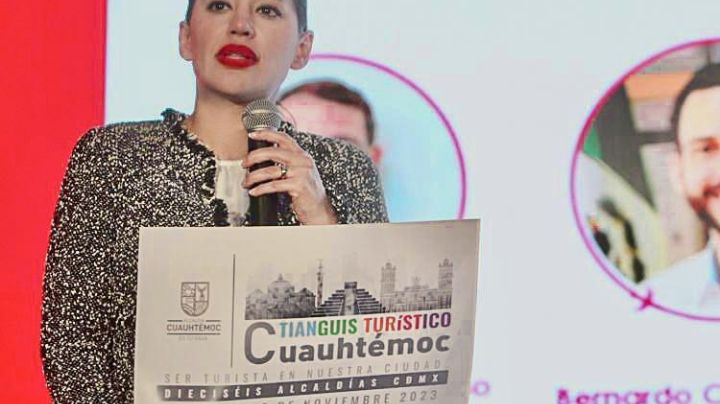 De gira por Estados Unidos, Sandra Cuevas presenta el nuevo Tianguis Turístico Cuauhtémoc en CDMX