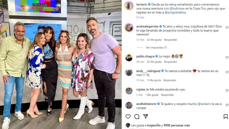 Tania se despide de Hoy