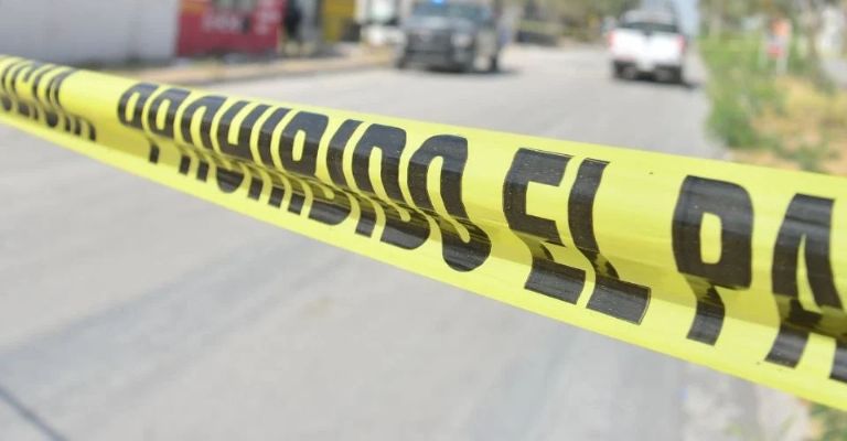 Acordonan el sitio del crimen