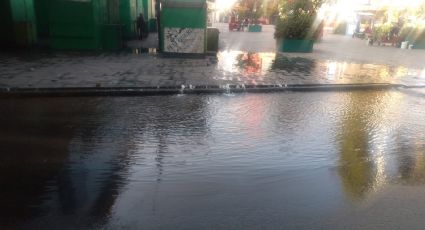 Mega fuga de agua colapsa la México-Tacuba y Legaria en la Miguel Hidalgo, tardan horas en repararla