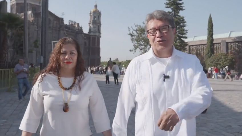 Ricardo Monreal se 'encomienda' a los santos; recorre templos religiosos, pide por jornada electoral