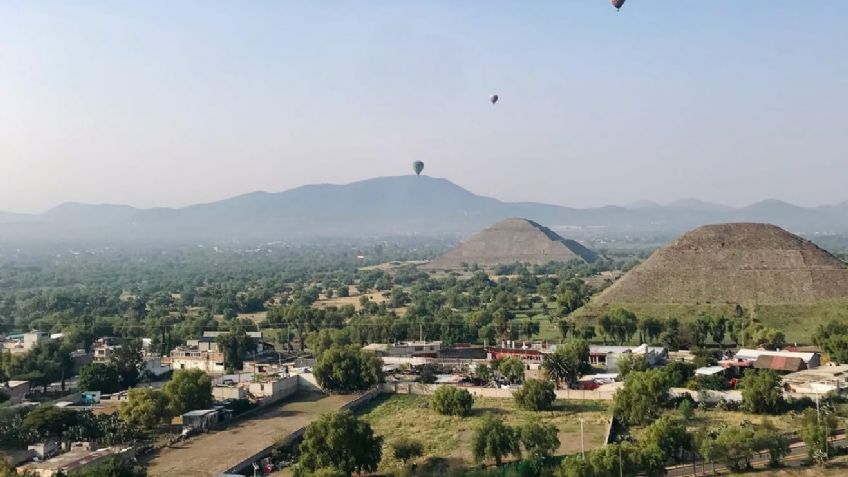 Turistas se alejan de Teotihuacán: Tras desplome e incendio de globo, disminuyen 60%  los vuelos
