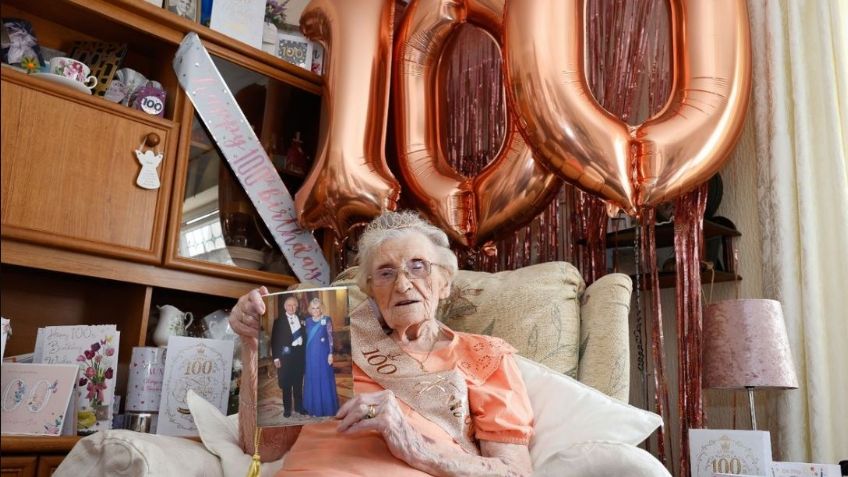 'Abuelita' de Reino Unido se vuelve viral tras cumplir 100 años; este es el secreto de su larga vida
