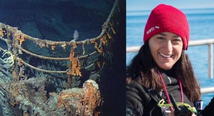 No solo Alan Estrada: La mexicana Renata Rojas también bajó al fondo del mar para ver al Titanic