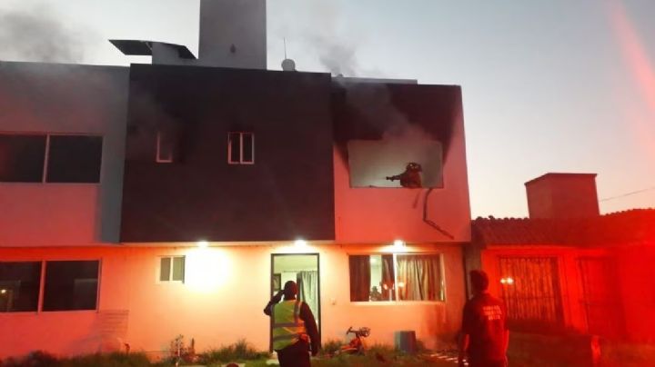Casa del Edomex se incendia con 3 niños dentro; madre muere calcinada; su pareja habría iniciado el fuego