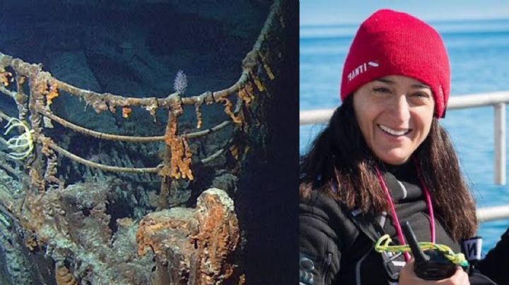 No solo Alan Estrada: La mexicana Renata Rojas también bajó al fondo del mar para ver al Titanic