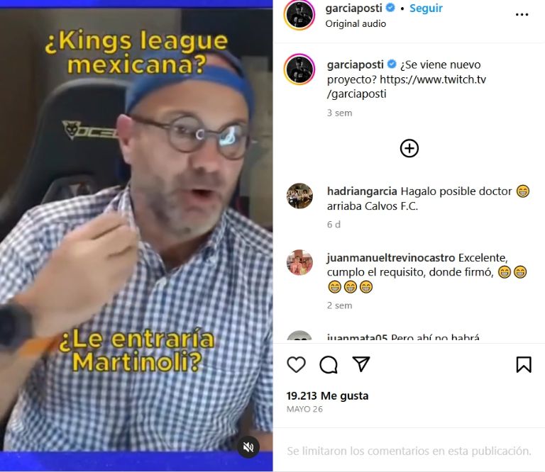 Luis García y la King League