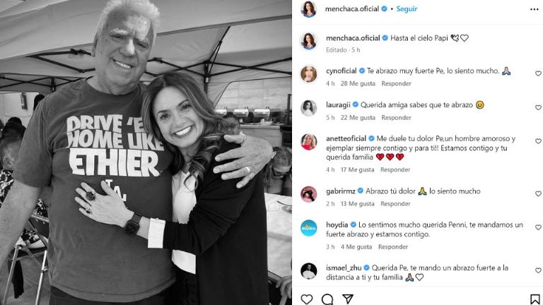 Penélope confirmó la muerte de su padre