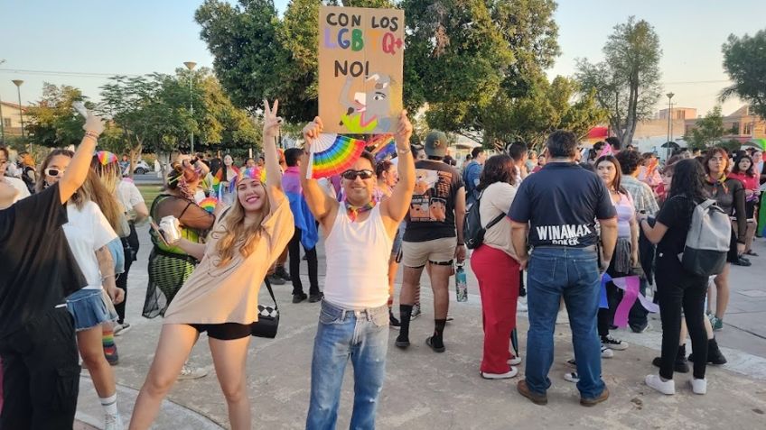 Día Internacional del Orgullo: Comunidad LGBT+ marcha por la igualdad en Ciudad Obregón