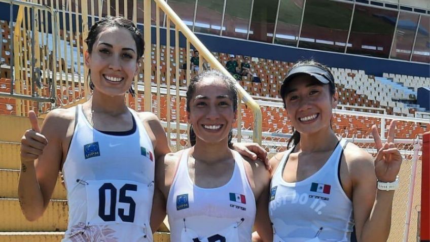 México domina el podio en pentatlón moderno de JCC con Mayan Oliver, Mariana Arceo y Catherine Oliver