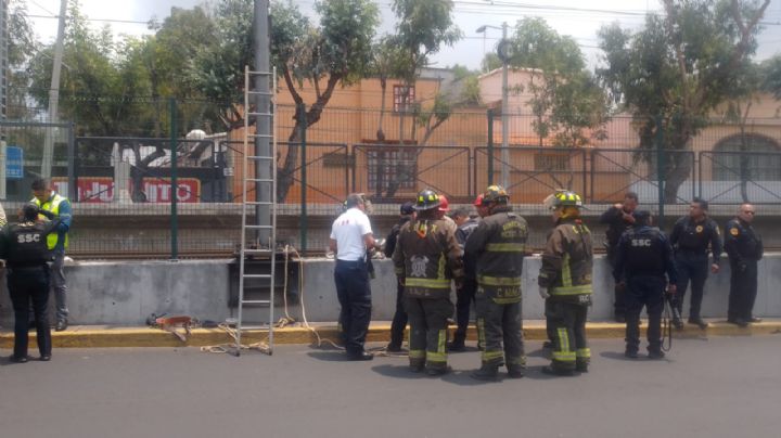 Trágico accidente: Dos trabajadores del Tren Ligero de CDMX se electrocutan en la estación Huichapan