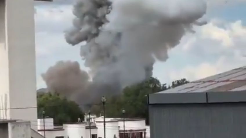 Explosión en Tultepec: Estalla polvorín en zona de Las Sauceras; hay un lesionado hasta el momento