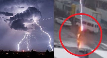 FUERTE VIDEO: Durante una intensa tormenta, hombre muere tras ser alcanzado por un rayo; así pasó