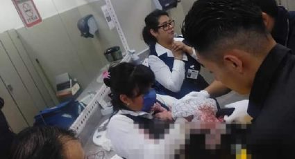 Imágenes fuertes: Abandonan a bebé recién nacida en taza del baño de Galerías Coapa, en la CDMX