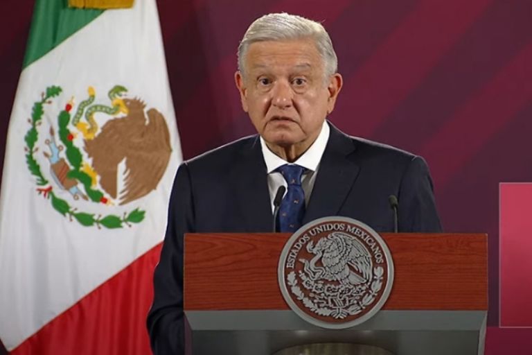 En la imagen, el presidente AMLO en su conferencia matutina. Foto: Gobierno de México
